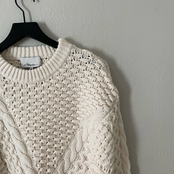 3.1 Phillip Lim Chunky Wool Sweater - Picture 6 of 11